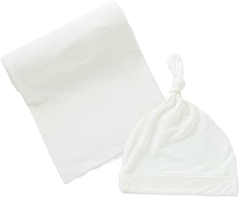 iEvolve Knitted Swaddle Blanket with Hat Set