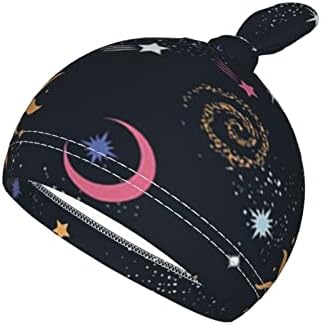 Osvbs Space Galaxy Swaddle Blanket with Beanie Set