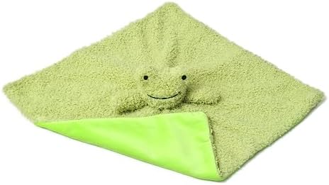 Doindute Baby Green Frog Security Blanket 14 Inches Plush Stuffed Animal