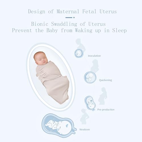 INSULAR Baby Sleep Sack 3 Pack Soft Cotton Swaddle Blankets