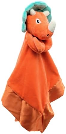 Yikes Twins Dinosaur Lovey Blanket 20x20 1