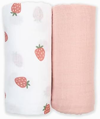 Lulujo Baby Swaddle Blankets 2-Count Set