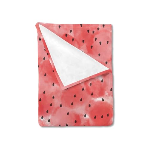 Watermelon Pattern Flannel Baby Blanket for All Seasons