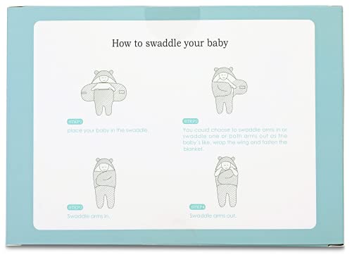 BlueMello Baby Swaddle Blanket - Ultra Soft Plush Swaddle Wrap