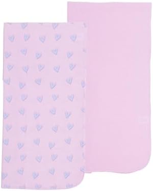 EVERYDAY KIDS 4 Pack Soft Flannel Swaddling Blankets for Newborn Girls