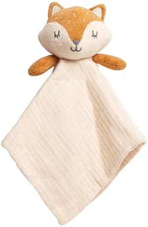 Pearhead Fox Security Blanket Soft Baby Lovey for Newborn and Toddlers