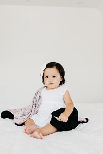 Copper Pearl Zella Three-Layer Baby Blanket - 46x46 Soft Breathable