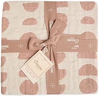 Crane Baby Moon Phase Cotton Blanket 30x40