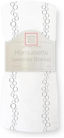SwaddleDesigns Marquisette Swaddling Blanket for Baby Boys Girls