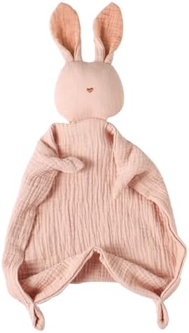 Insular Bunny Lovey Blanket for Baby Pink