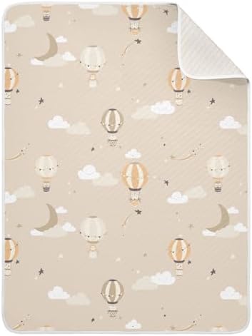 Coikll Cute Hot Air Balloon Baby Blanket 30x40 Inches