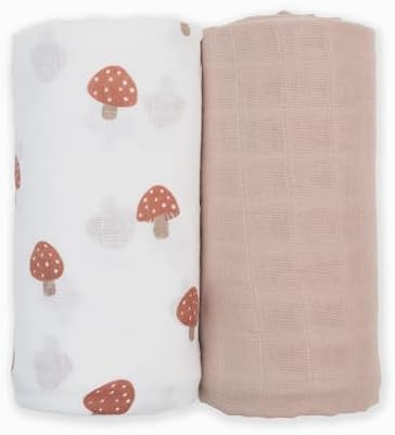 Lulujo Baby Swaddle Blankets 2-Count Set 1