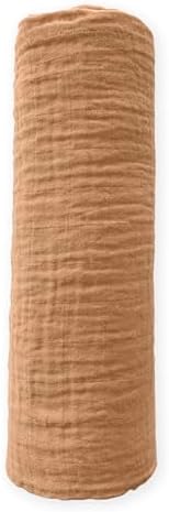 SwaddleDesigns Cotton Muslin Swaddle Blanket 46x46 Inches Earthtone Collection