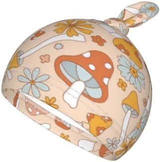 Cute Mushroom Swaddle Blanket Hat Set for Newborns