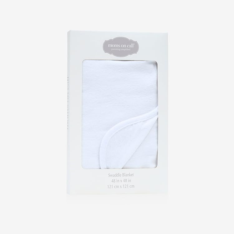 MOMS ON CALL Baby Swaddle Blanket 48x48 Inch 1