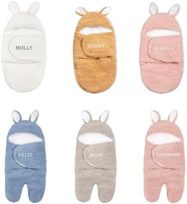 Custom Name Swaddles for Newborns Baby Blanket