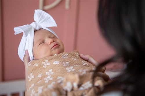 Crane Baby 100 Cotton Muslin Swaddle Blankets Set of 2