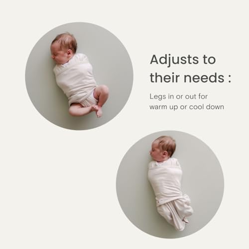 Embe 2-Way Starter Baby Swaddle 6-14 lbs Blush Blossom