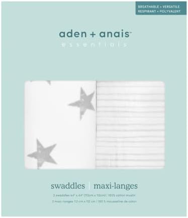aden anais Swaddle Blanket 2 Pack Dusty