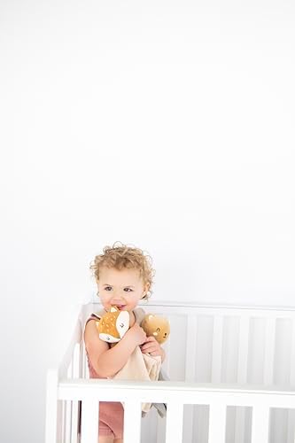 Pearhead Fox Security Blanket Soft Baby Lovey for Newborn and Toddlers