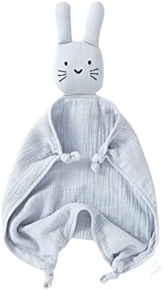 Okdiy Organic Cotton Bunny Lovey for Newborn Baby