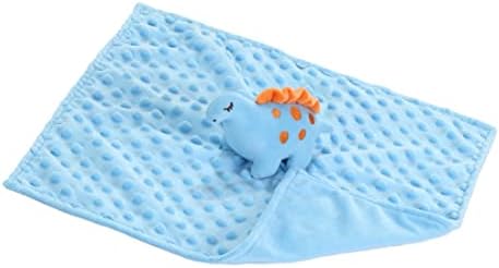 CREVENT Cozy Plush Baby Security Blanket Lovey with Animal Face