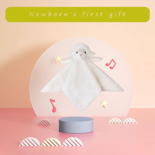 Doindute Baby Lamb Security Blanket 14 Inches Plush Sheep Lovey
