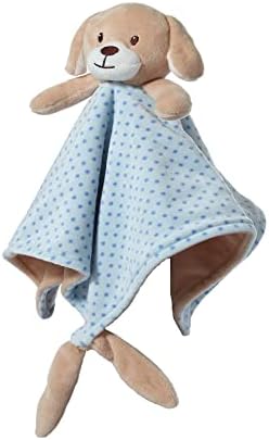 CREVENT Soft Plush Security Blanket Blue Dog
