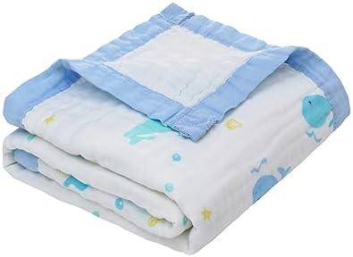 Miracle Baby Muslin Swaddle Blanket 6 Layers 43x43 Super Soft 100 Cotton