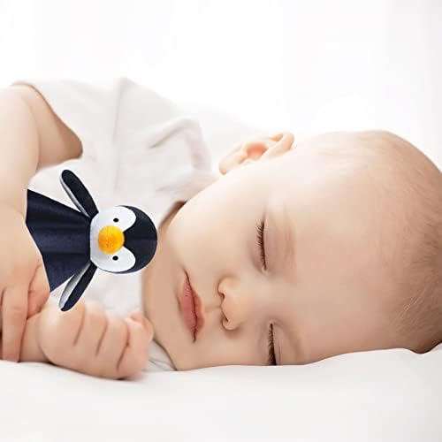 Baby Penguin Security Blanket - 13 Inches Plush Lovey Snuggle Blanket