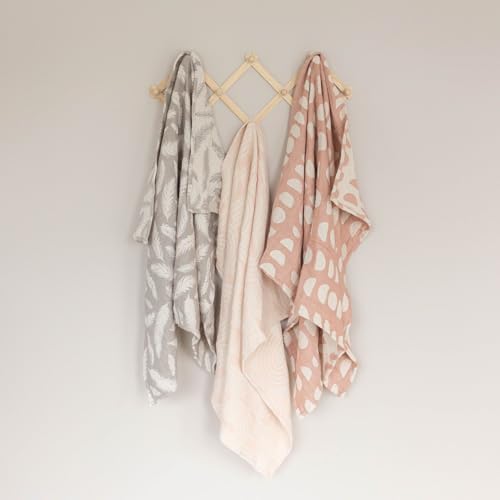Crane Baby Moon Phase Cotton Blanket 30x40