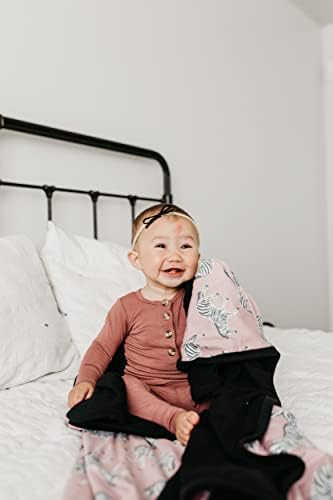 Copper Pearl Zella Three-Layer Baby Blanket - 46x46 Soft Breathable