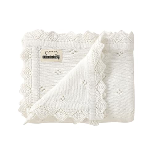 Mimixiong Soft Cotton Swaddling Blanket 30x40 Inch