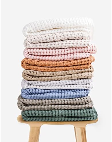 Konssy Waffle Baby Blanket - Soft Cozy Nursery Swaddle Blanket for Boys Girls