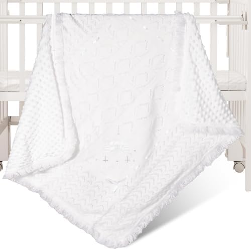 Runeaoys Baby Blanket Swaddle Shawl for Baptism Christening Gifts