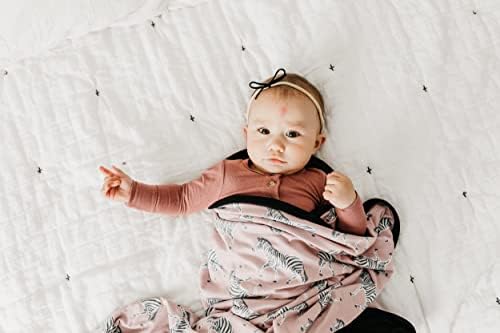 Copper Pearl Zella Three-Layer Baby Blanket - 46x46 Soft Breathable