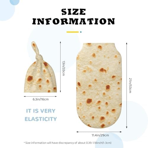 Figtihw Soft Tortilla Swaddle Blanket for Newborns
