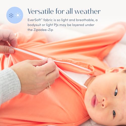 SleepingBaby EverSoft Zipadee-Zip Swaddle - Medium 6-12 Months