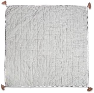 Crane Baby Quilted Blanket 36x36 Copper Ezra Print
