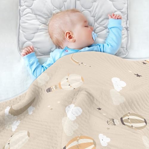 Coikll Cute Hot Air Balloon Baby Blanket 30x40 Inches