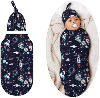 Figtihw Soft Swaddle Blanket for Newborn Baby Girls Boys