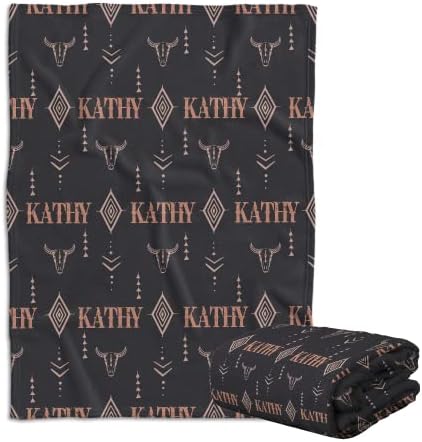 Personalized Cowboy Baby Blanket with Name