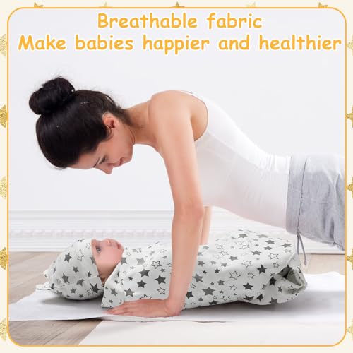 Ramede 6 Pack Cotton Baby Swaddles with Hats