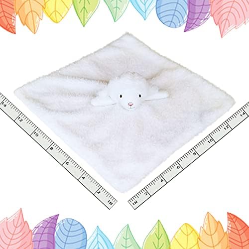 Doindute Baby Lamb Security Blanket 14 Inches Plush Sheep Lovey
