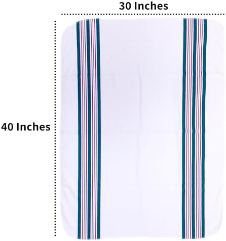 Vakly Hospital Receiving Blankets Pack of 3 30x40