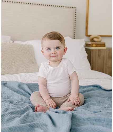 Konssy Muslin Blanket 40x36 Star Pattern