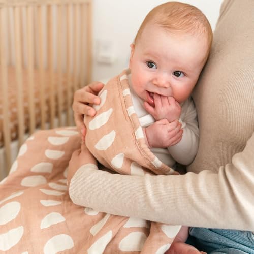 Crane Baby Moon Phase Cotton Blanket 30x40