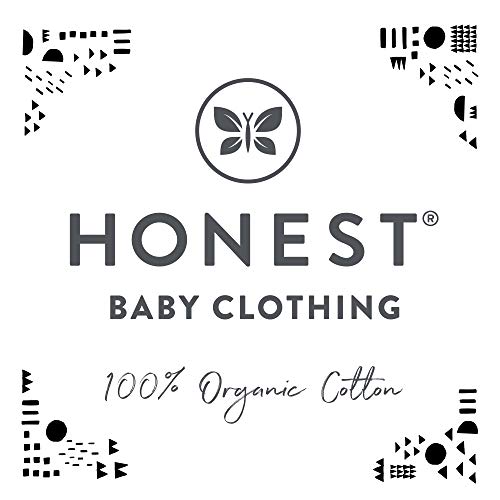 HonestBaby 3-Pack Organic Cotton Swaddle Blankets with Tossed Skulls Design
