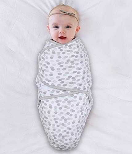 The Peanutshell Swaddle Blankets 3 Pack Grey Safari Stars