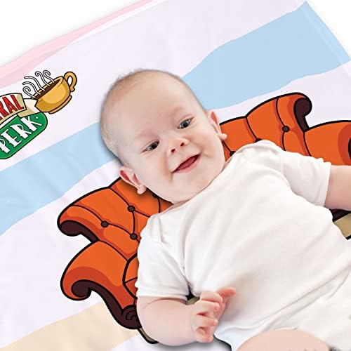 LOGOVISION Friends Baby Milestone Blanket 36x58